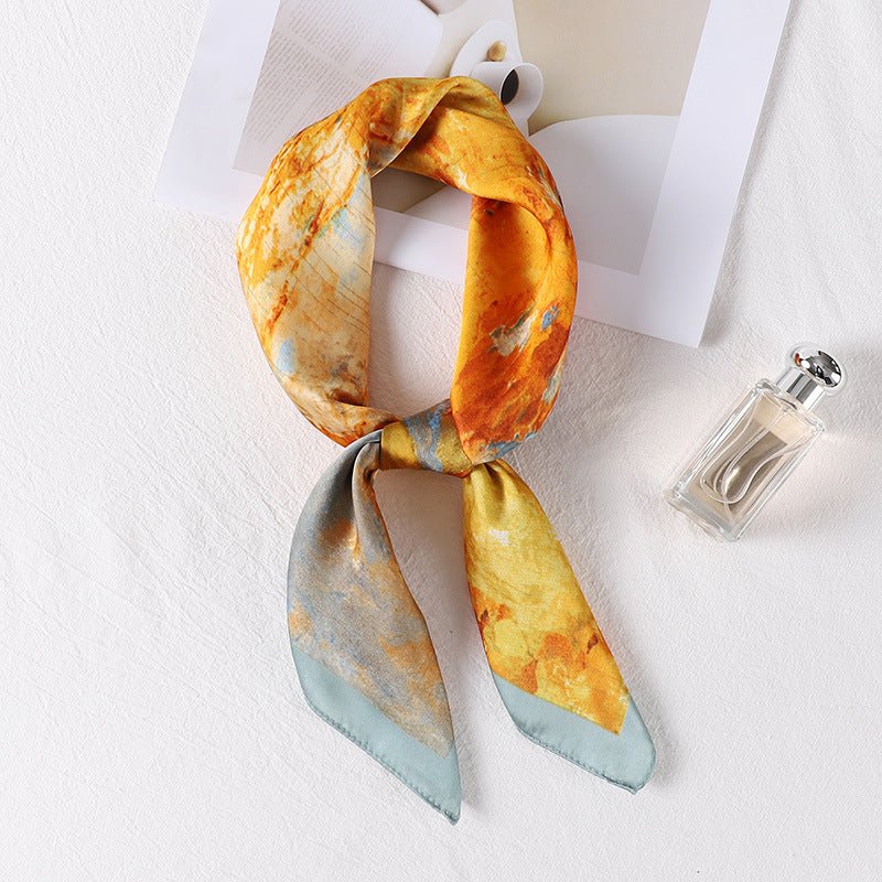 Sharon Landscape Print Headscarf