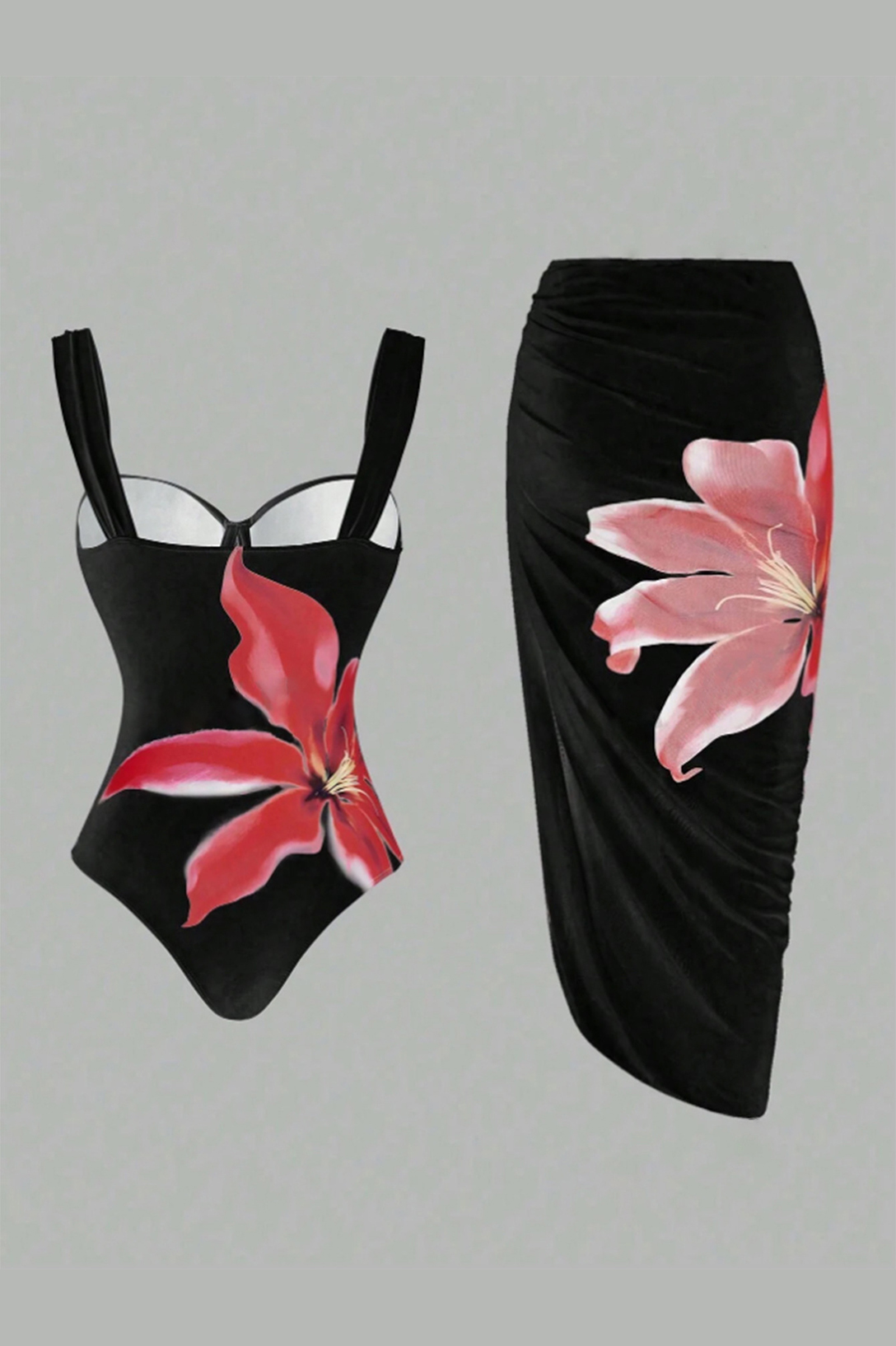 Sarah Floral Printed Two-pieces Swim Set