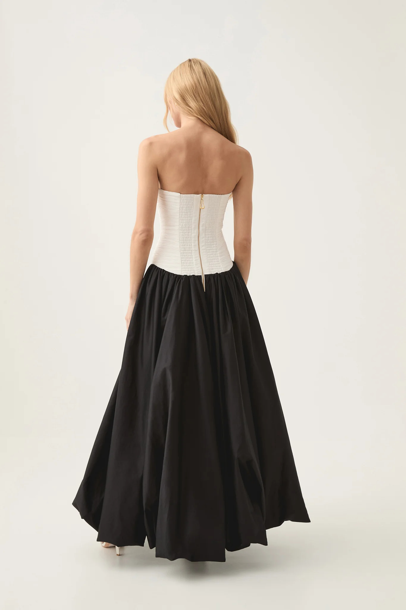 Juliana Floral Print Bubble Hem Maxi Dress