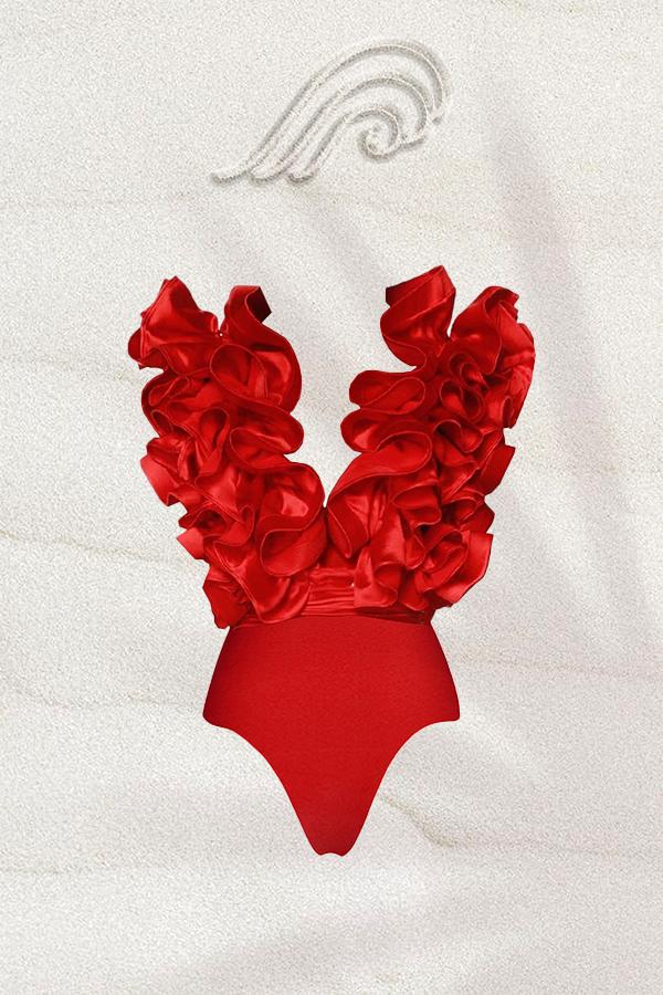 Ida Ruffle Two-pieces Swim Set