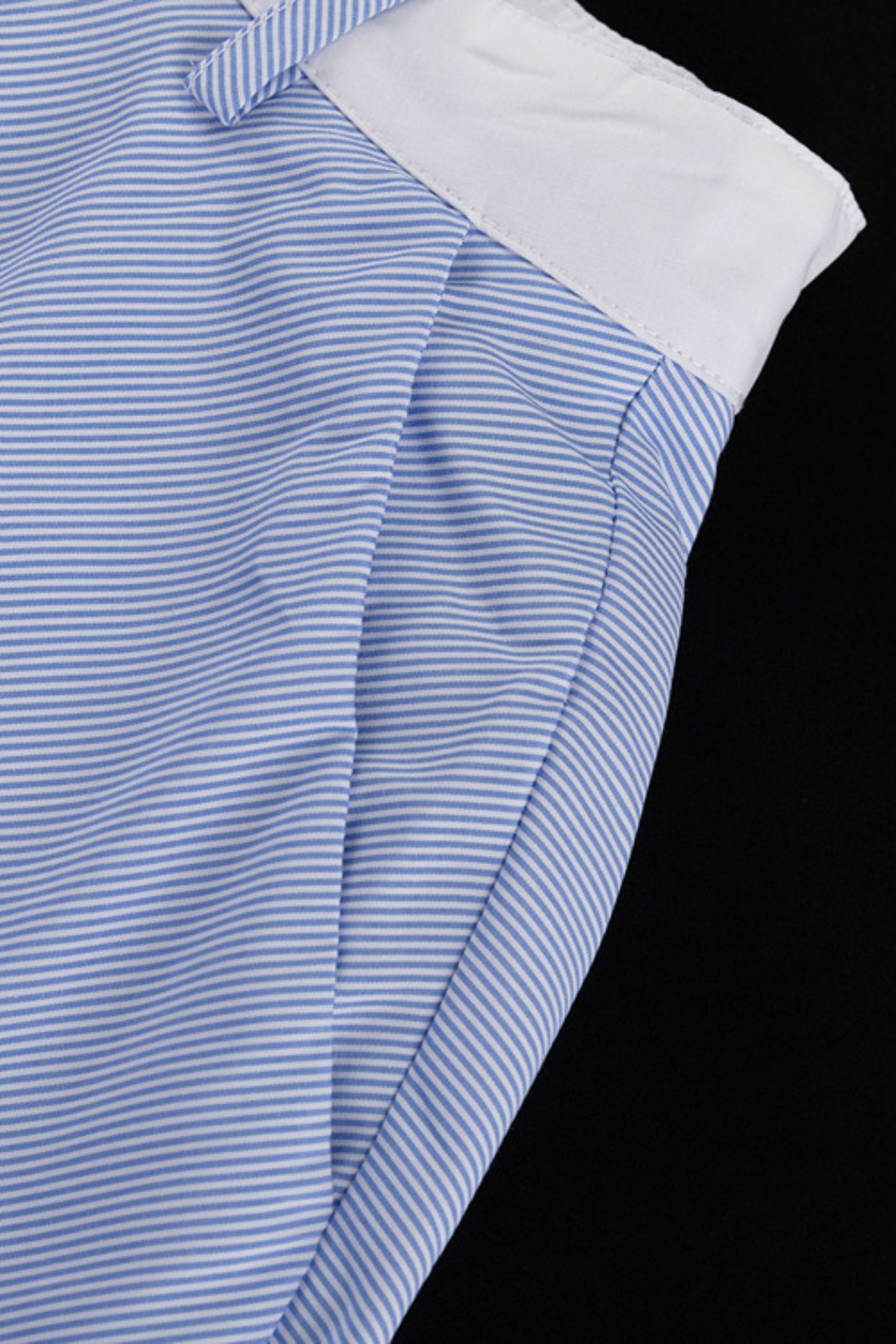 Astrid Lace Contrast Stripes Camisole & Skirt Set