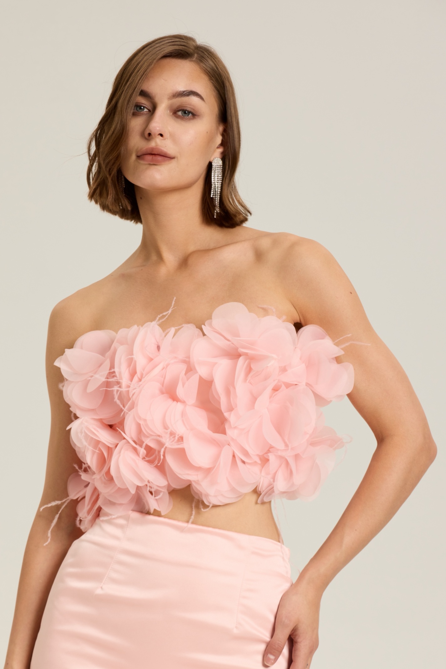 Renata Feather Tube Top