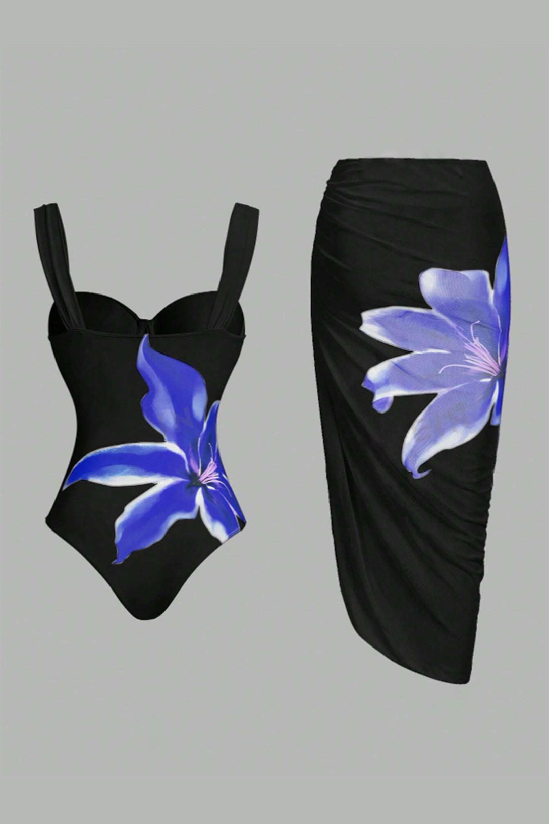 Sarah Floral Printed Two-pieces Swim Set