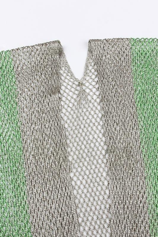 Luli Glitter Gradient Knitted Cover-up