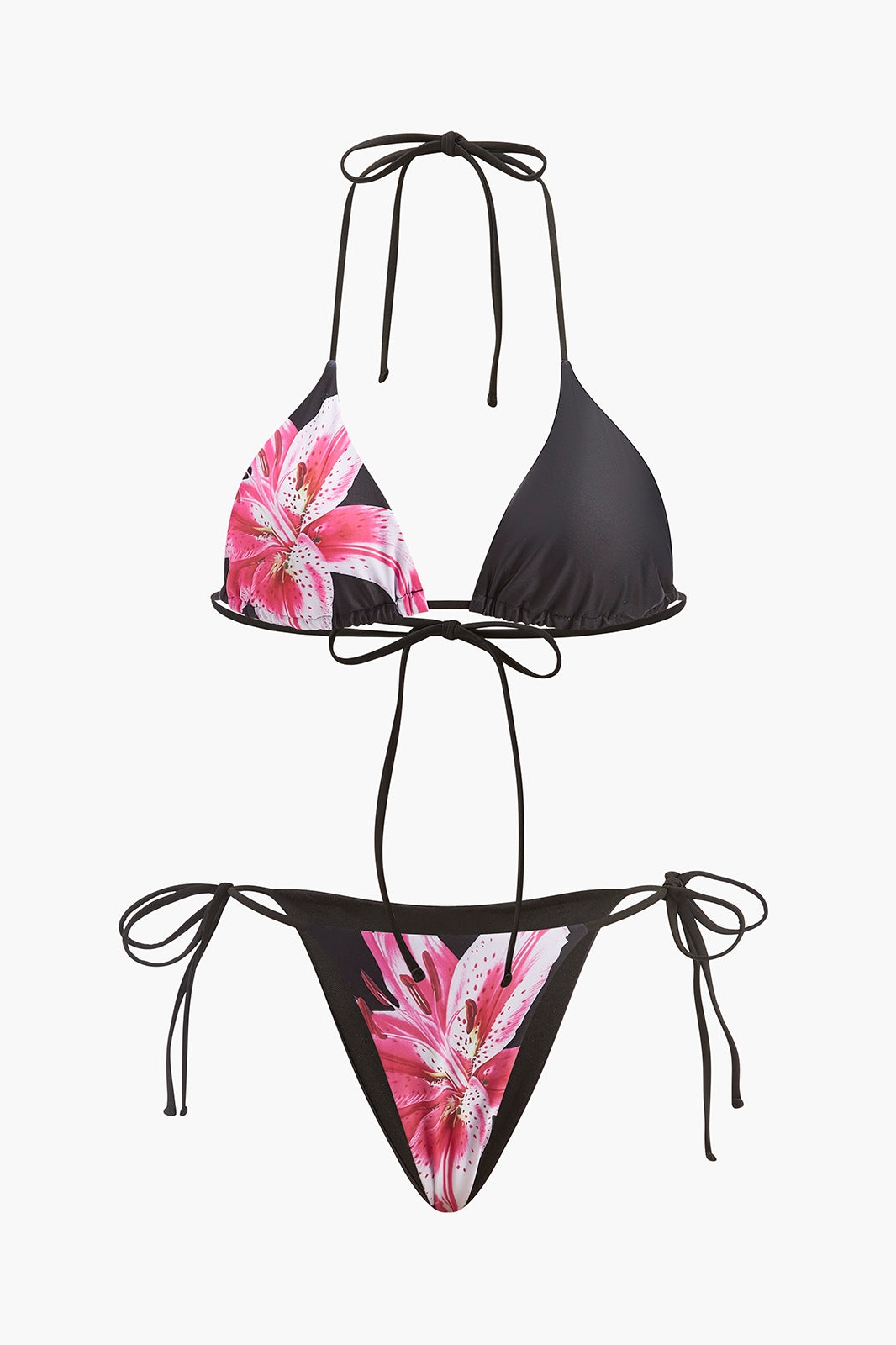 Lucy Floral Print Three-piece Swim Set