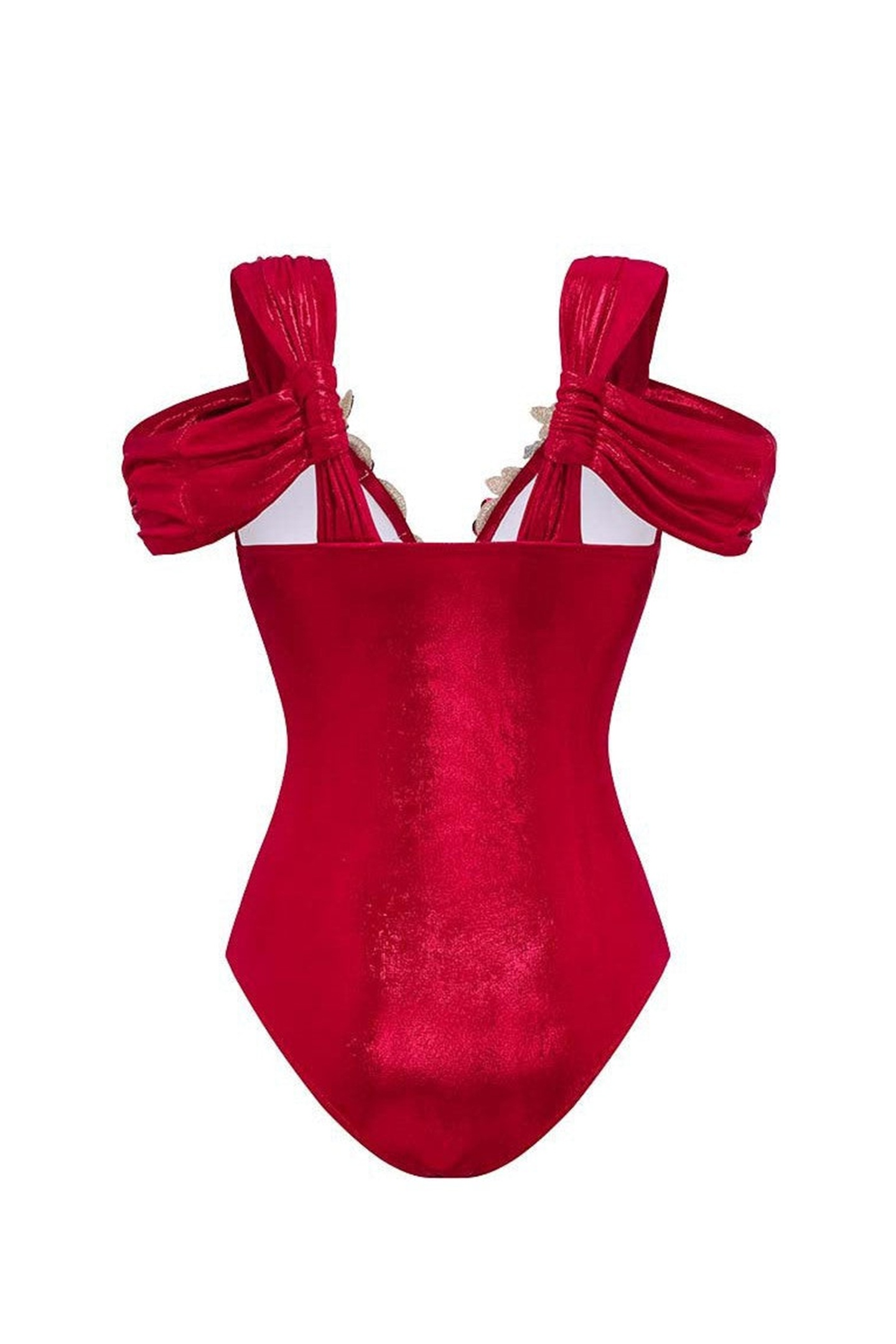 Rita V-neck Crystal Embellished Two-pieces Swim Set